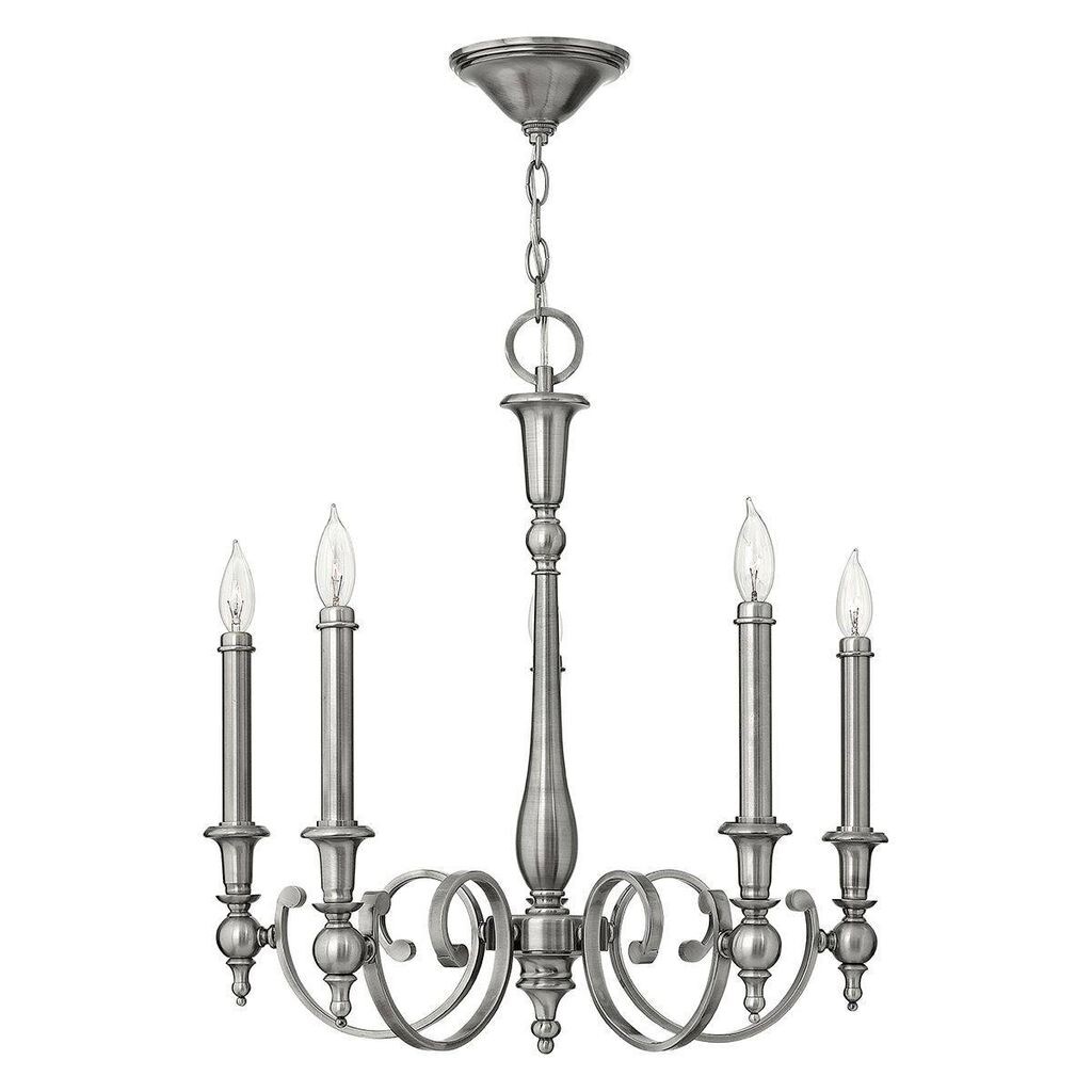 

Подвесной светильник Yorktown, матовый никель, 5 лампочек Elstead Lighting