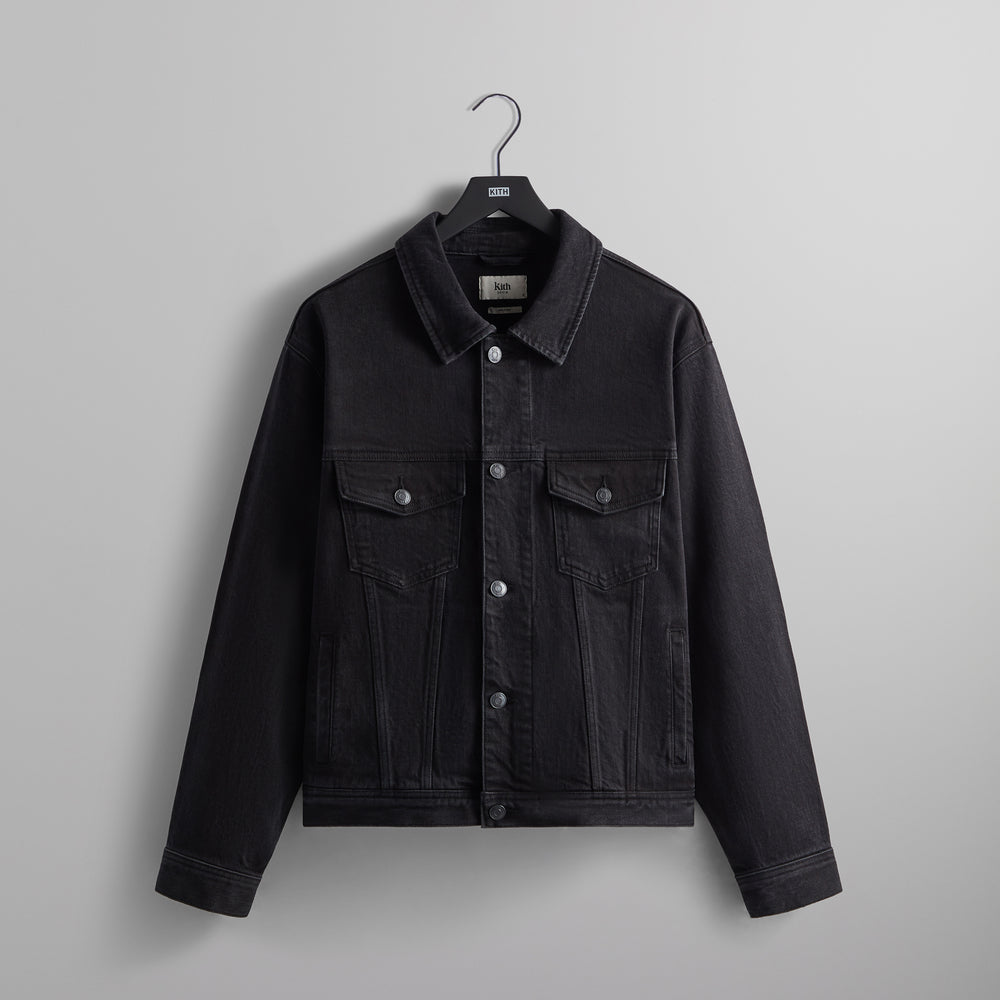 

Куртка Kith Centre Denim Jacket, черный