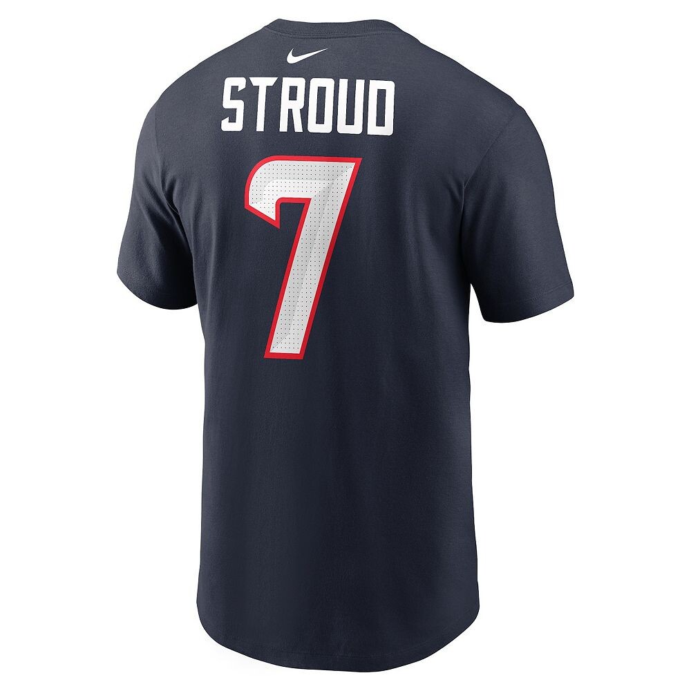 Мужские кроссовки Nike C. Темно-синяя футболка Stroud Houston Texans с именем и номером игрока, цвет Txs Navy — фото 4