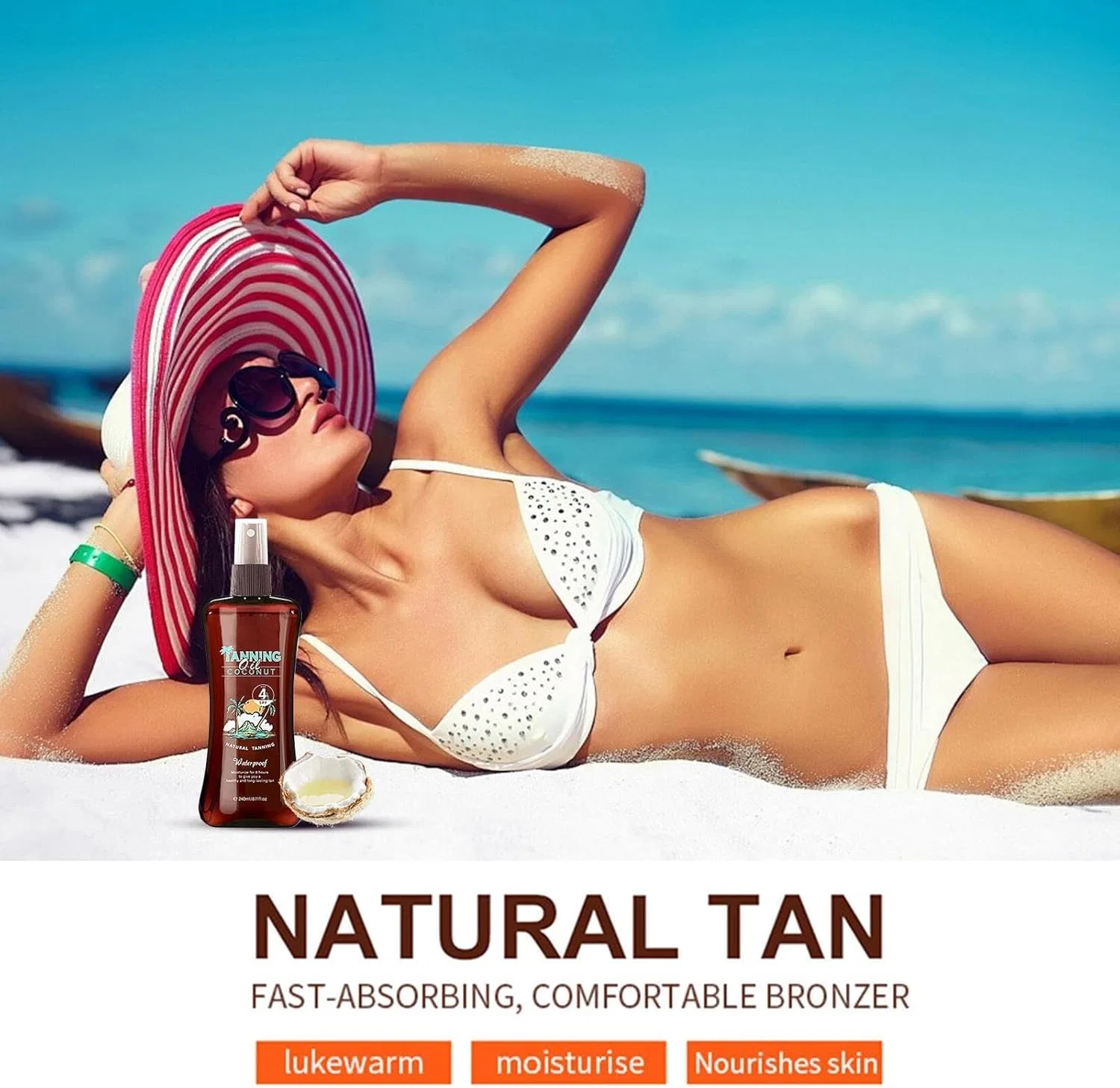 Автозагар мусс Body Tanning Mousse, 240 мл Generic — фото 3