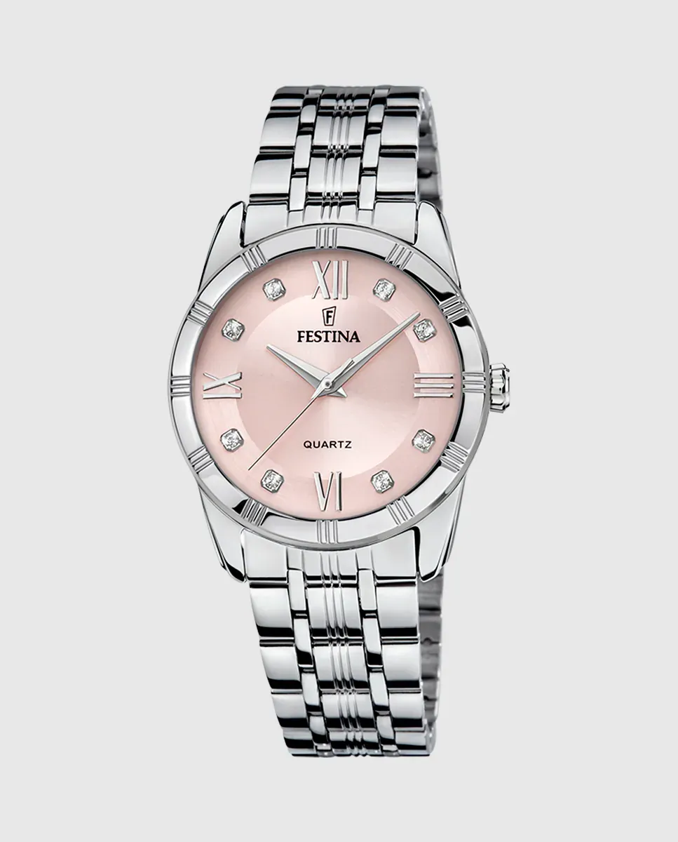 

F16940/C Женские часы Mademoiselle из серебристой стали Festina, серебрянный
