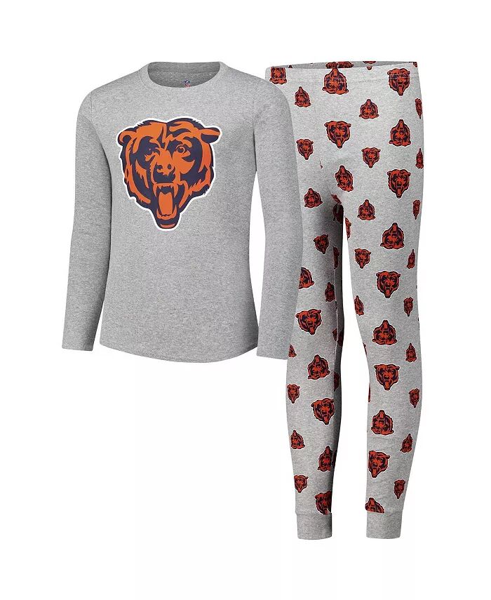 

Футболка с длинным рукавом и штаны Chicago Bears для больших мальчиков и девочек Outerstuff