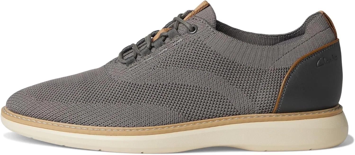 Кроссовки Clarks Brantin Men's Knit, Grey Knit — фото 4