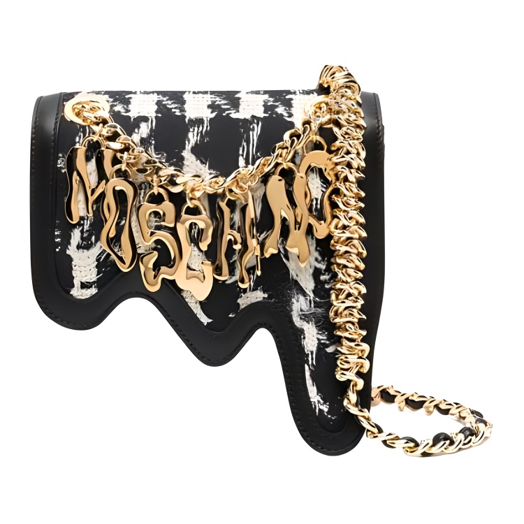 

MOSCHINO Шерстяная сумка через плечо с телячьей кожей