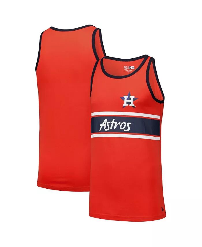 

Мужская оранжевая майка-топ Houston Astros Jersey Ringer New Era