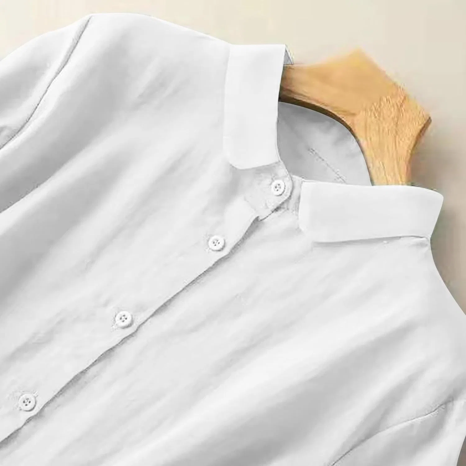 Блуза, женская, Button-Down, белый — фото 4