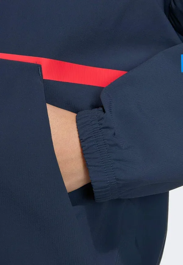 Футболка Arsenal fc z.n.e. anthem club wear Adidas Performance, темно-синяя — фото 4