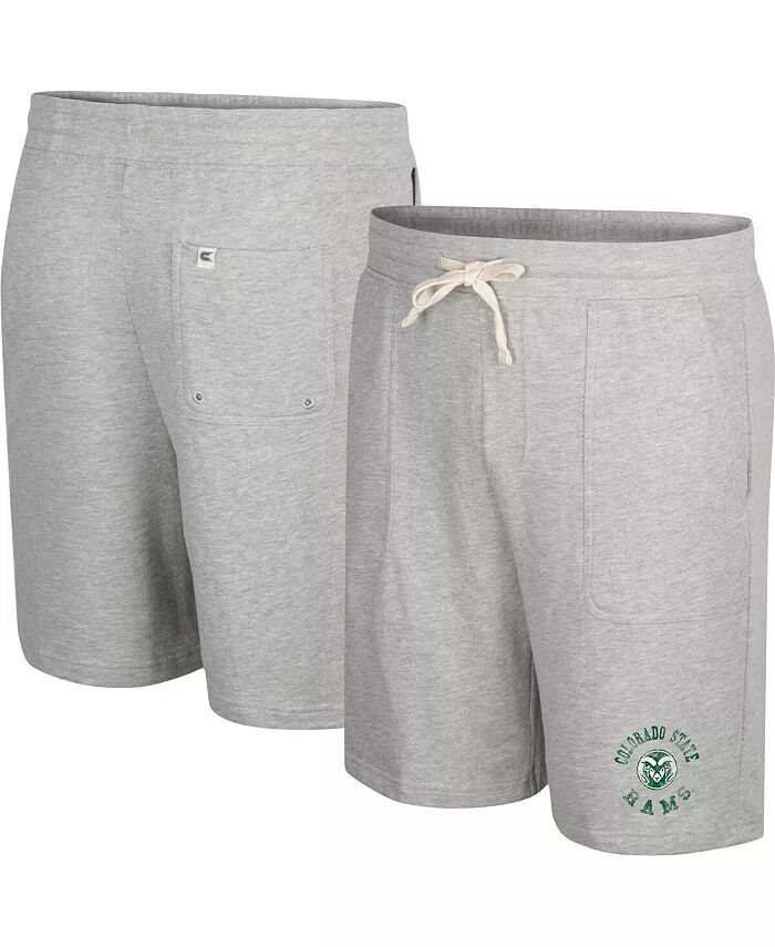 

Мужские шорты Heather Grey Colorado State Rams Love To Hear This Terry Colosseum