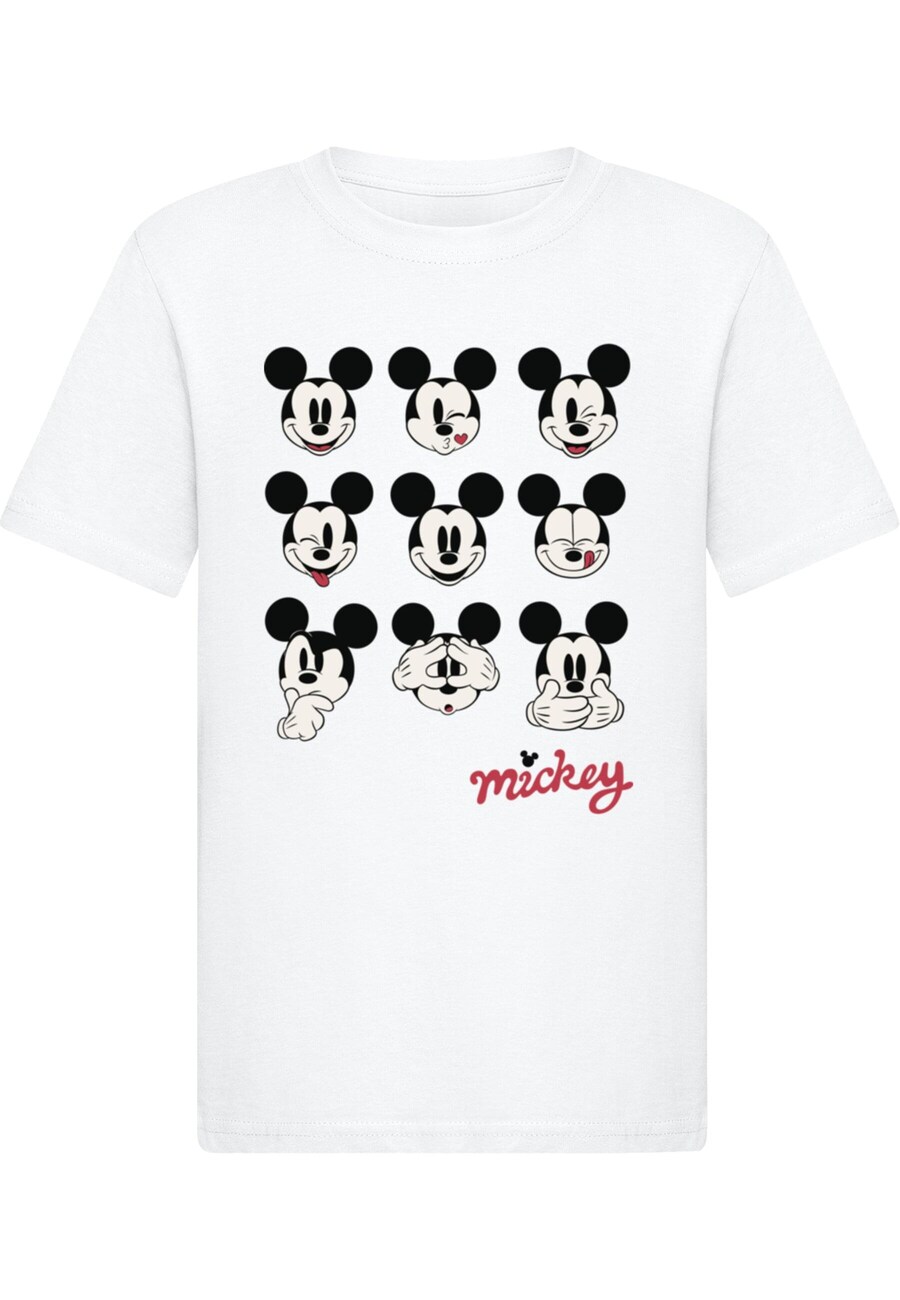 

Рубашка ABSOLUTE CULT Mickey Mouse - Many Faces, цвет White/Wool white