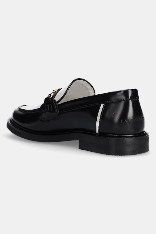 Кожаные мокасины Loafer Polido Filling Pieces, черный — фото 3
