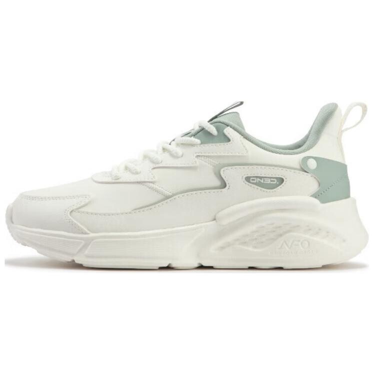

Кроссовки Life Collection женские с низким верхом Feather White/light Smoky Green 361°