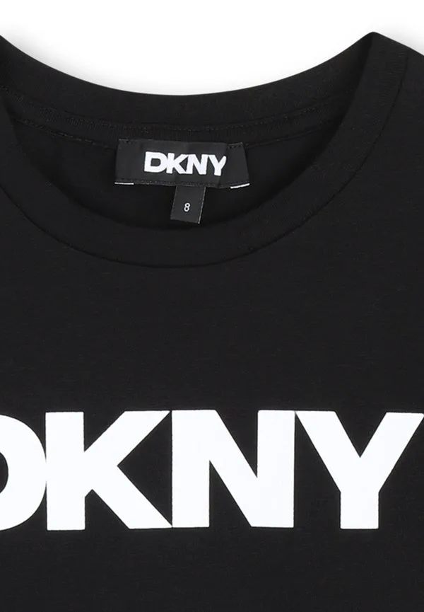 Футболка с принтом met korte mouwen Dkny, Black — фото 3
