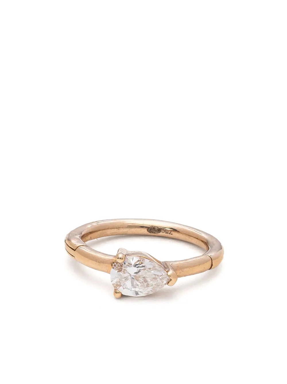 

Серьга-кольцо из желтого золота с бриллиантами Mad Precious & Ethical, золотой
