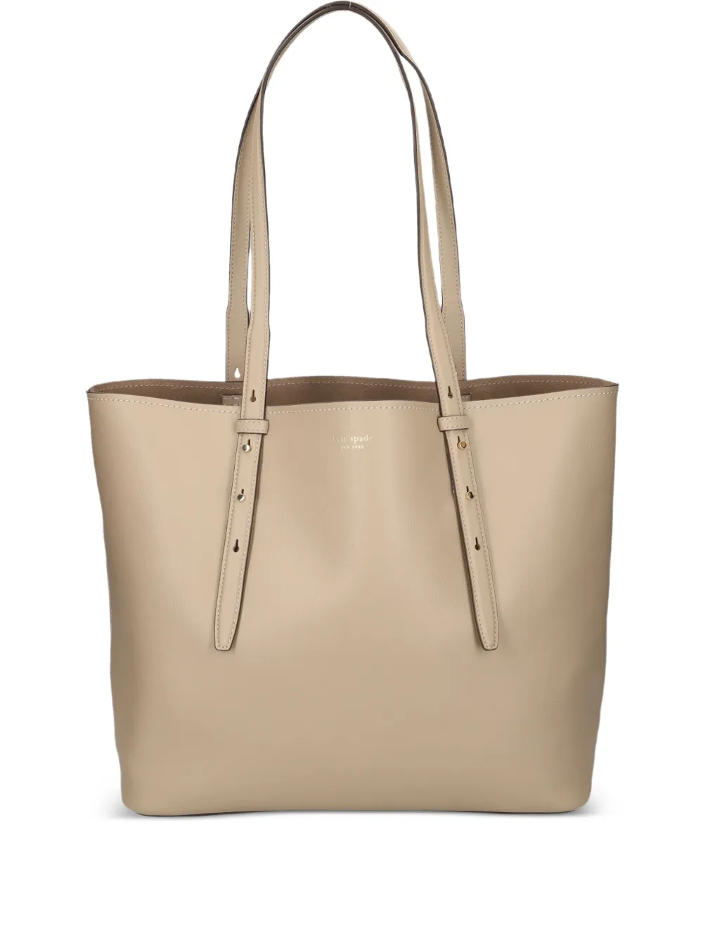 

Кожаная сумка-тоут Kate Spade, нейтральный