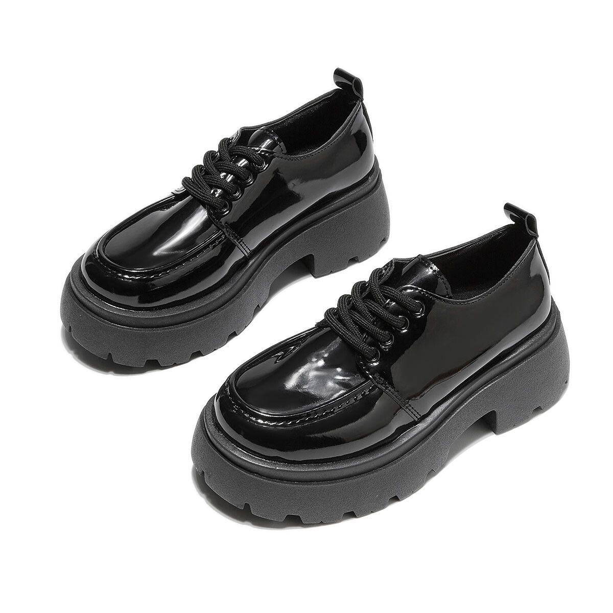 Туфли женские повседневные Women's Casual Shoes Women's Komanic, цвет Matte Black — фото 3