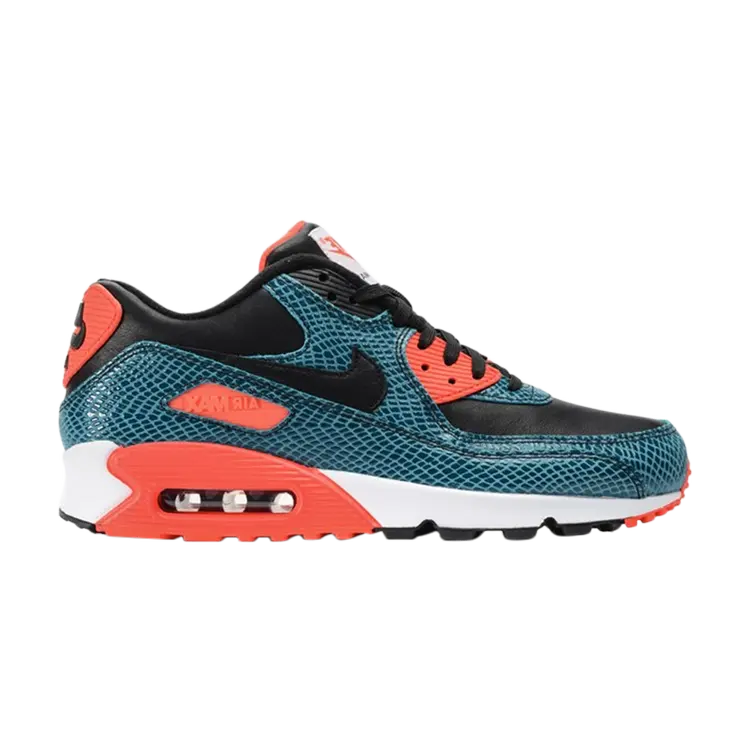 

Кроссовки Nike Air Max 90 Anniversary 'Infrared Snake', зеленый