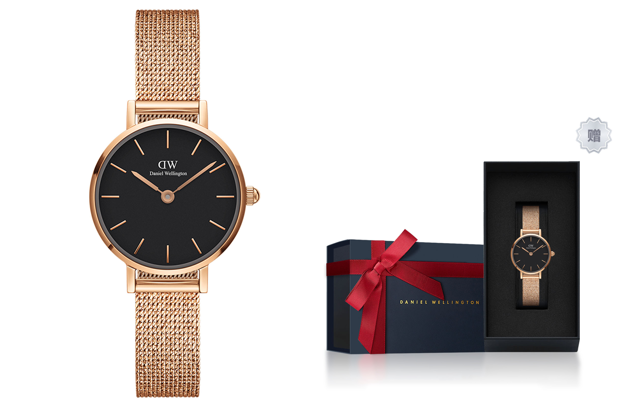 

DW/DanielWellington Часы Daniel Wellington PETITE Wrist Watch Quartz Movement Black Dial Women's Watch
