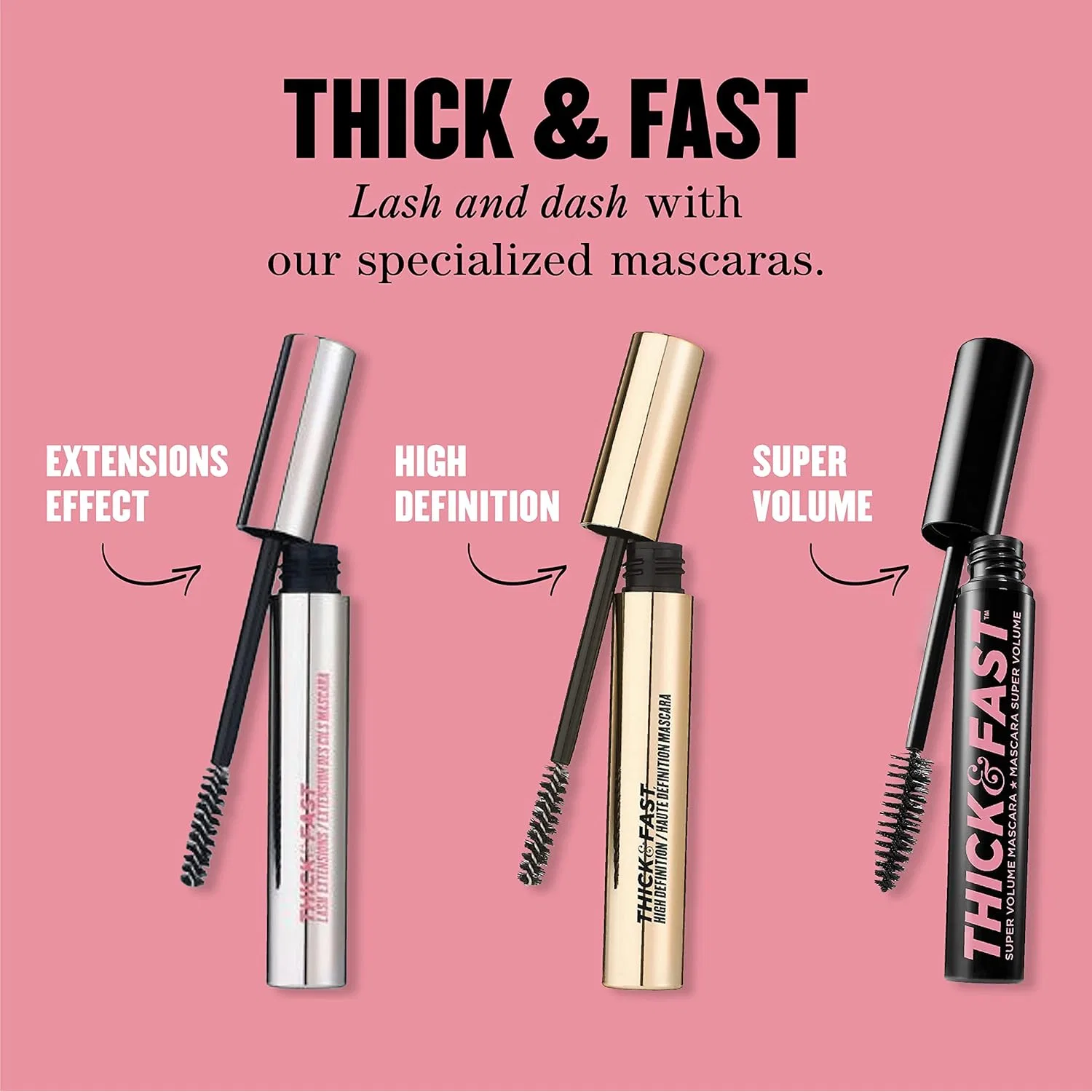 Тушь для ресниц Thick And Fast Super Jet Black Soap & Glory 10 мл — фото 4