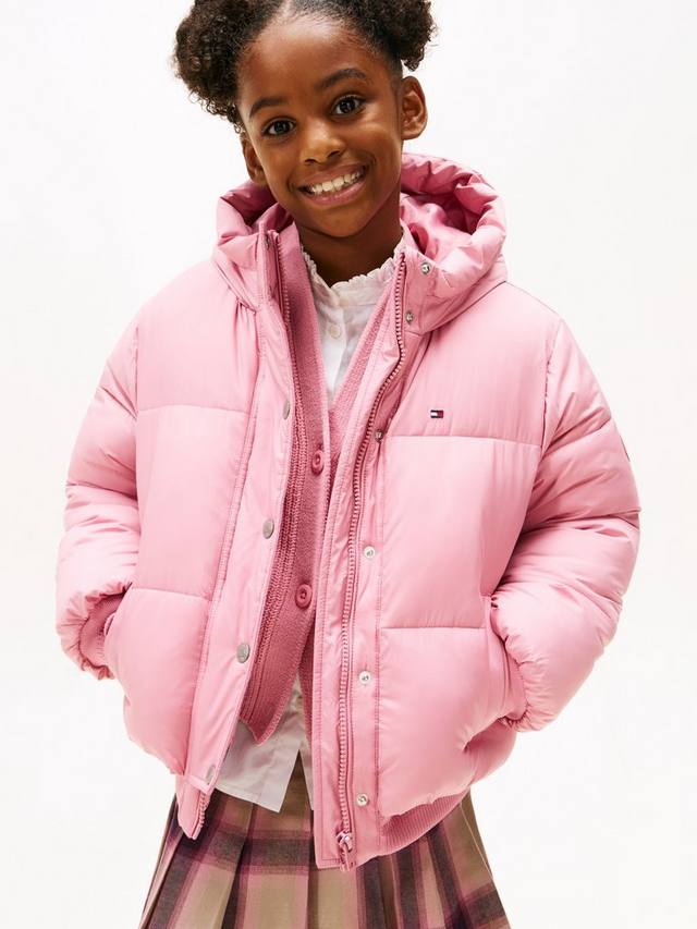 

Детская брендовая пуховик Tommy Hilfiger, Mystic Pink