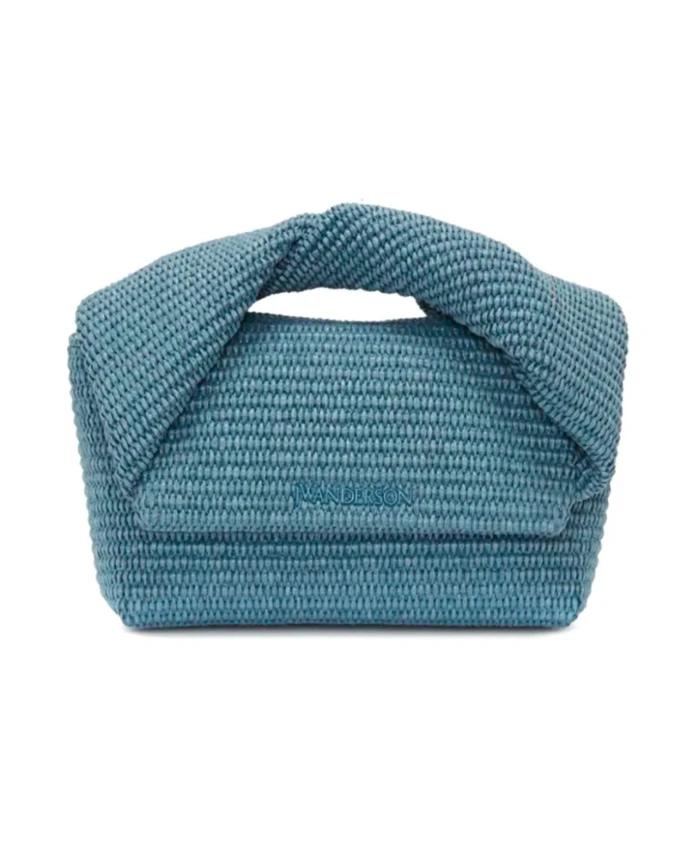 

Сумка модели из рафии с витой ручкой Jw Anderson, синий