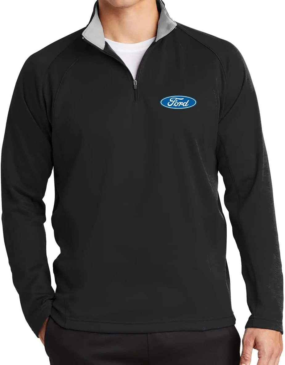 

Мужская толстовка Ford Oval Logo 1/4 Zip Buy Cool Shirts