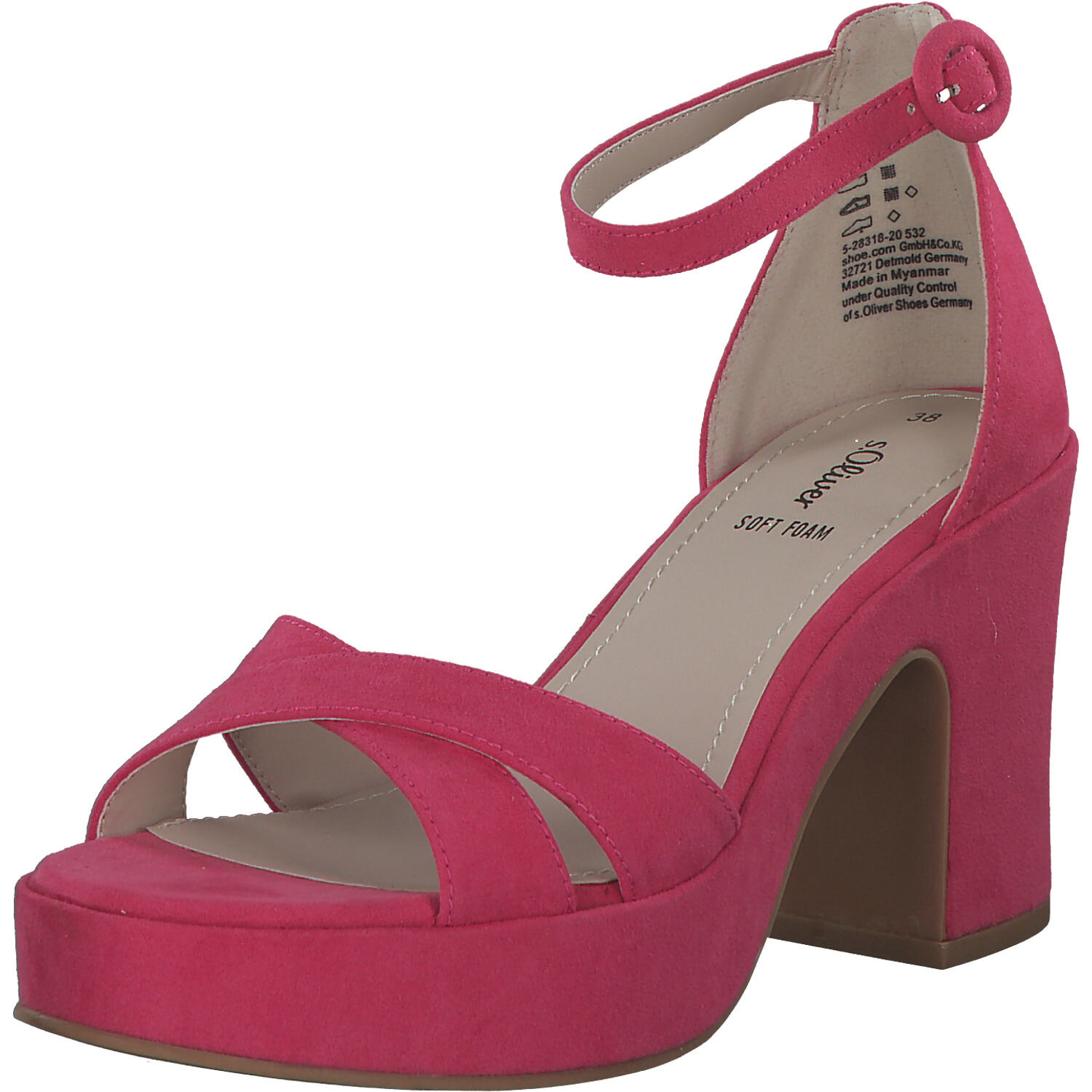 

Сандалии s.Oliver Plateau Sandaletten, цвет FUXIA