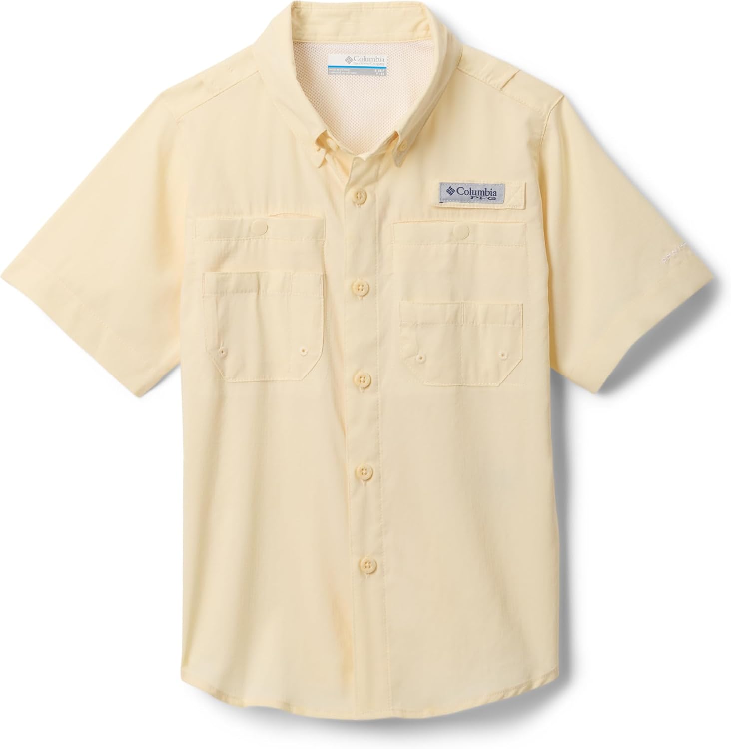 

Columbia Boys Tamiami рубашка с коротким рукавом, Lemon Wash
