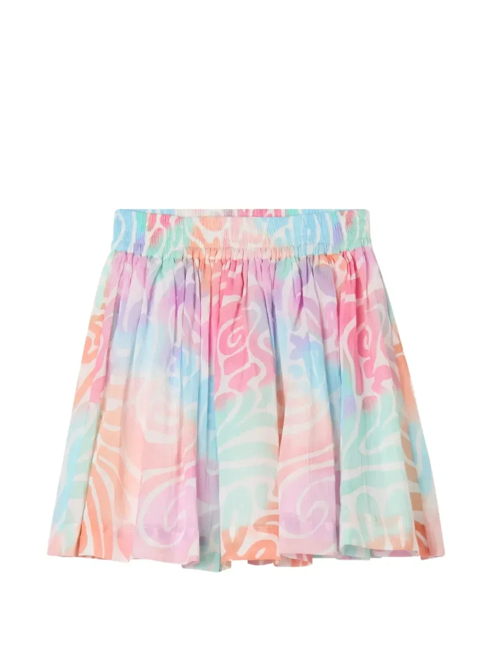 Юбка с принтом Stella McCartney Kids, синий