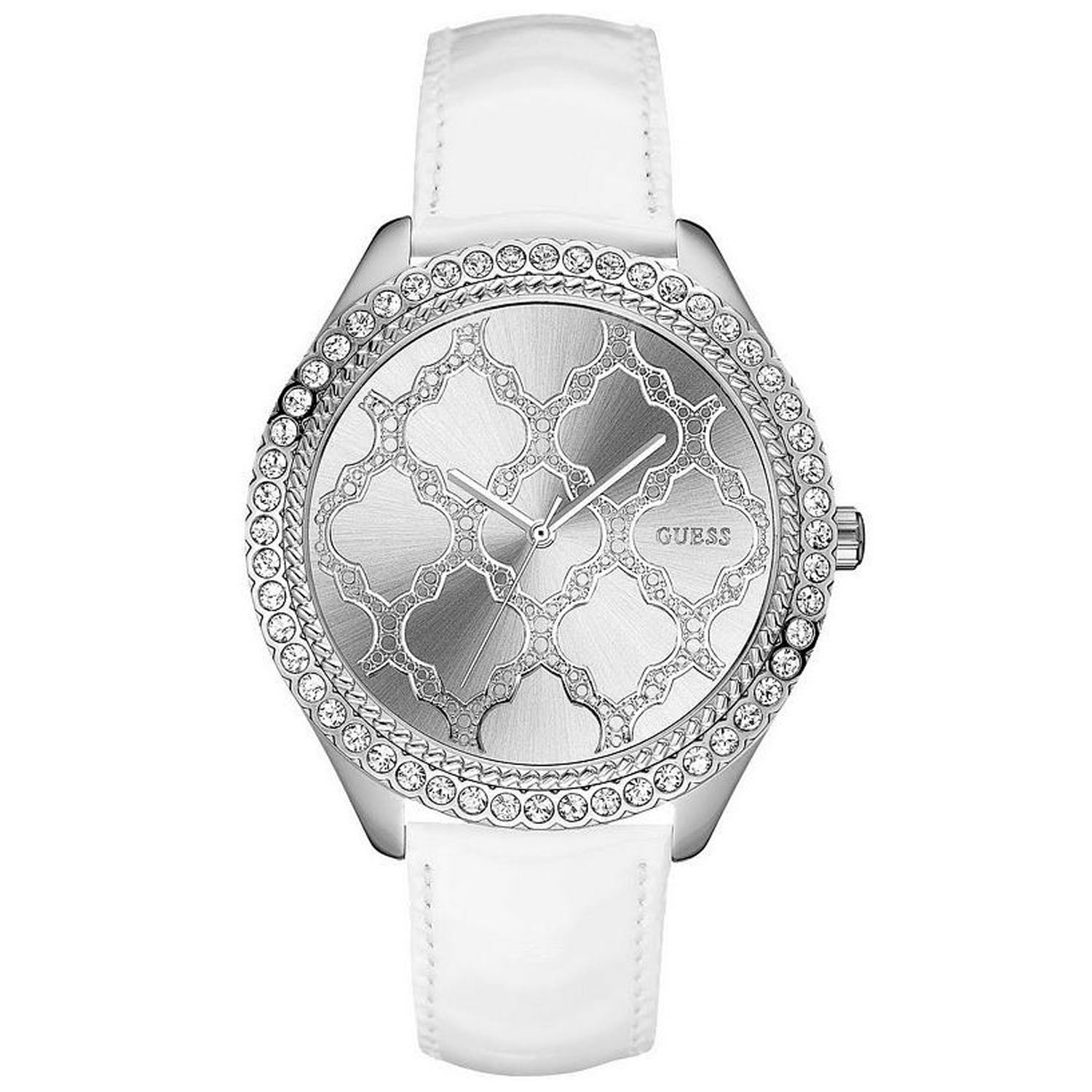 

Женские часы Guess Majestic с серебряным циферблатом