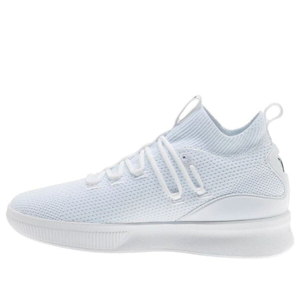 

Кроссовки clyde court 'white black' Puma, белый