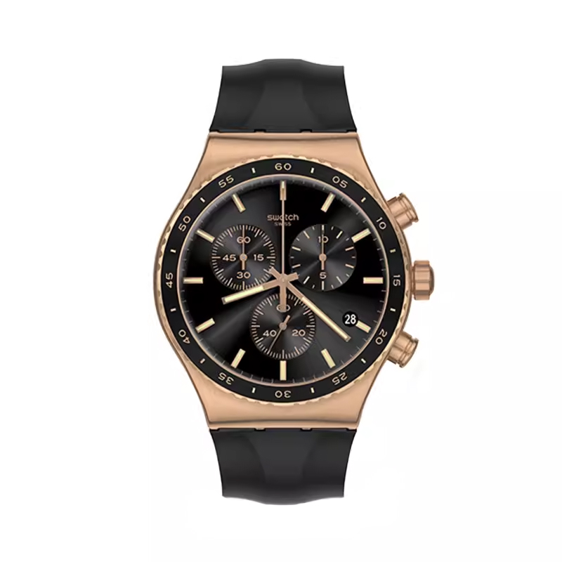 

SWATCH Часы Unisex 43mm Black Watch YVG410, Black Dial