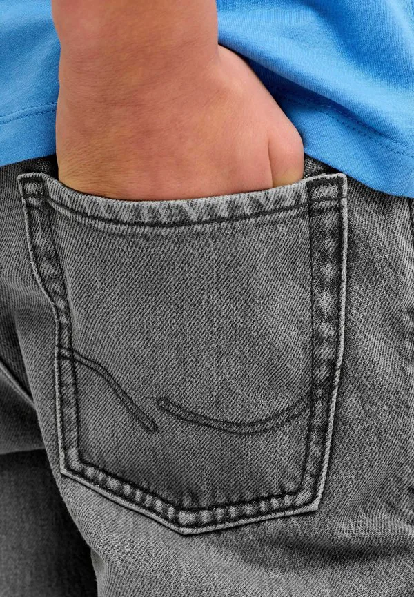 Jjiclark jjoriginal akm прямые джинсы Jack & Jones Junior, Grey Denim — фото 4
