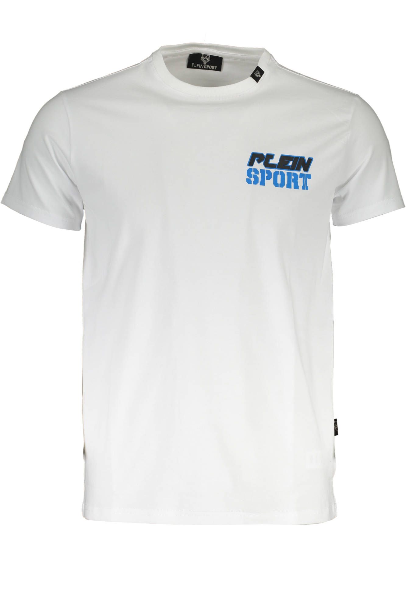 

Белая хлопковая мужская футболка Plein Sport