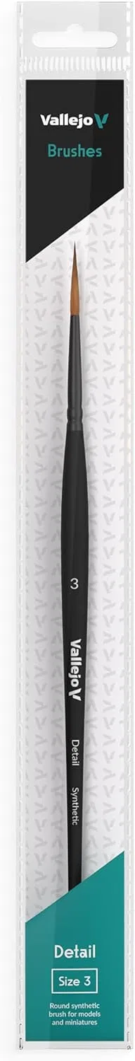Круглая синтетическая кисть Vallejo Detail B02003 №3 Vallejo
