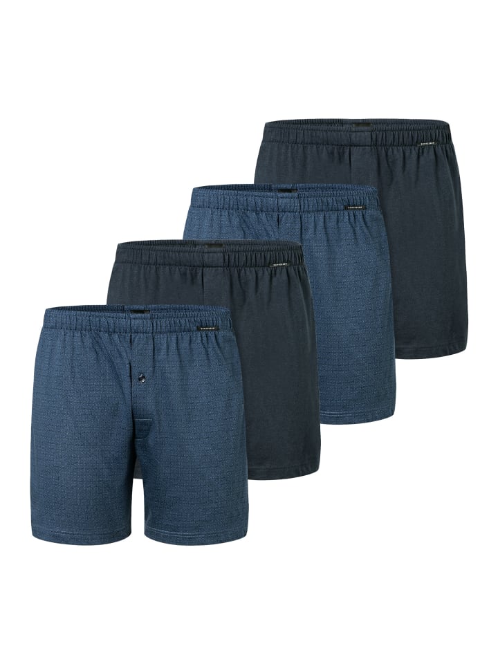 

Трусы боксеры Schiesser, цвет blau/dunkelblau