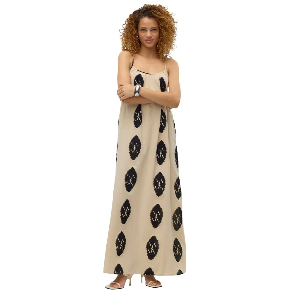 

Платье Vero Moda Caro long, бежевый