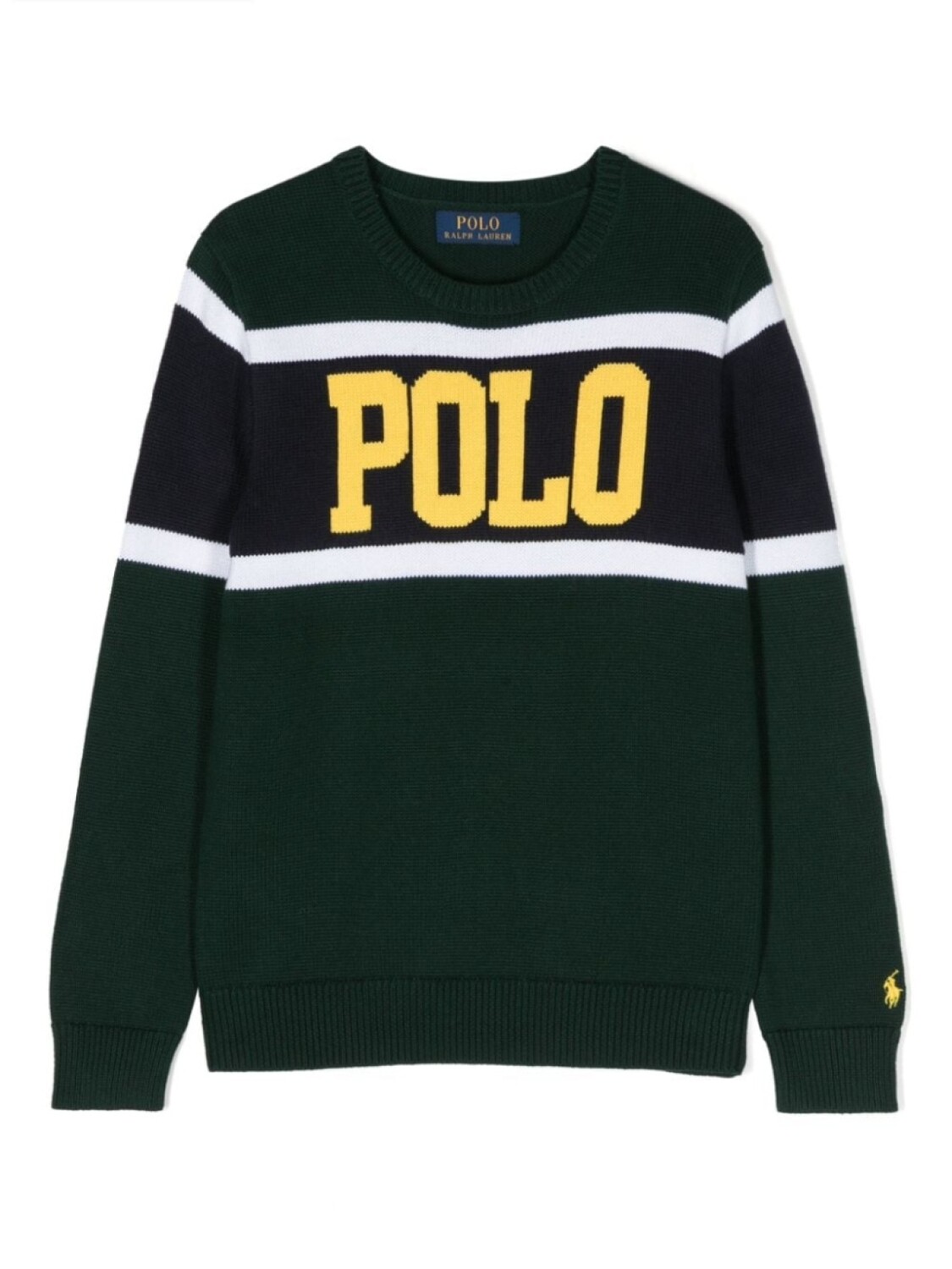 

Ralph Lauren джемпер вязки интарсия с логотипом, синий