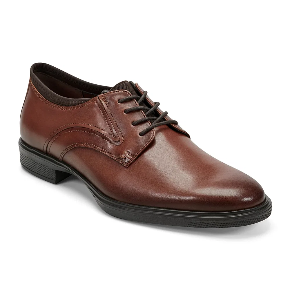 Мужские коричневые туфли Keelan Plain Toe от Rockport