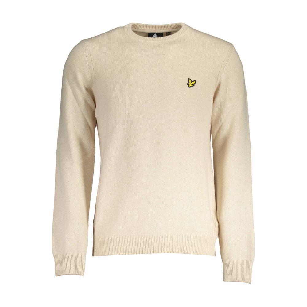 

Бежевый шерстяной свитер Lyle & Scott
