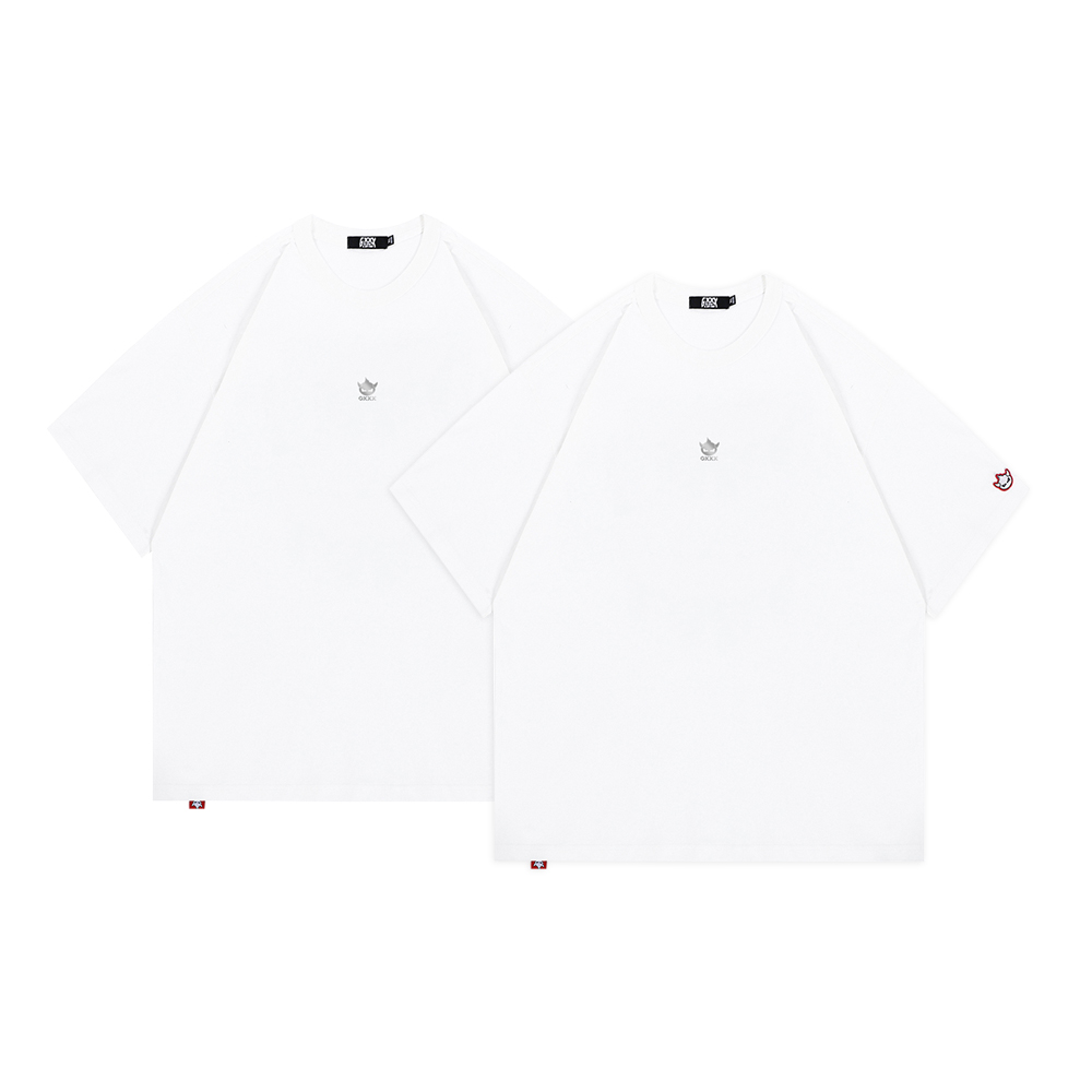 

Футболка с коротким рукавом свободного кроя с заниженной линией плеча box unisex GXXX, белый