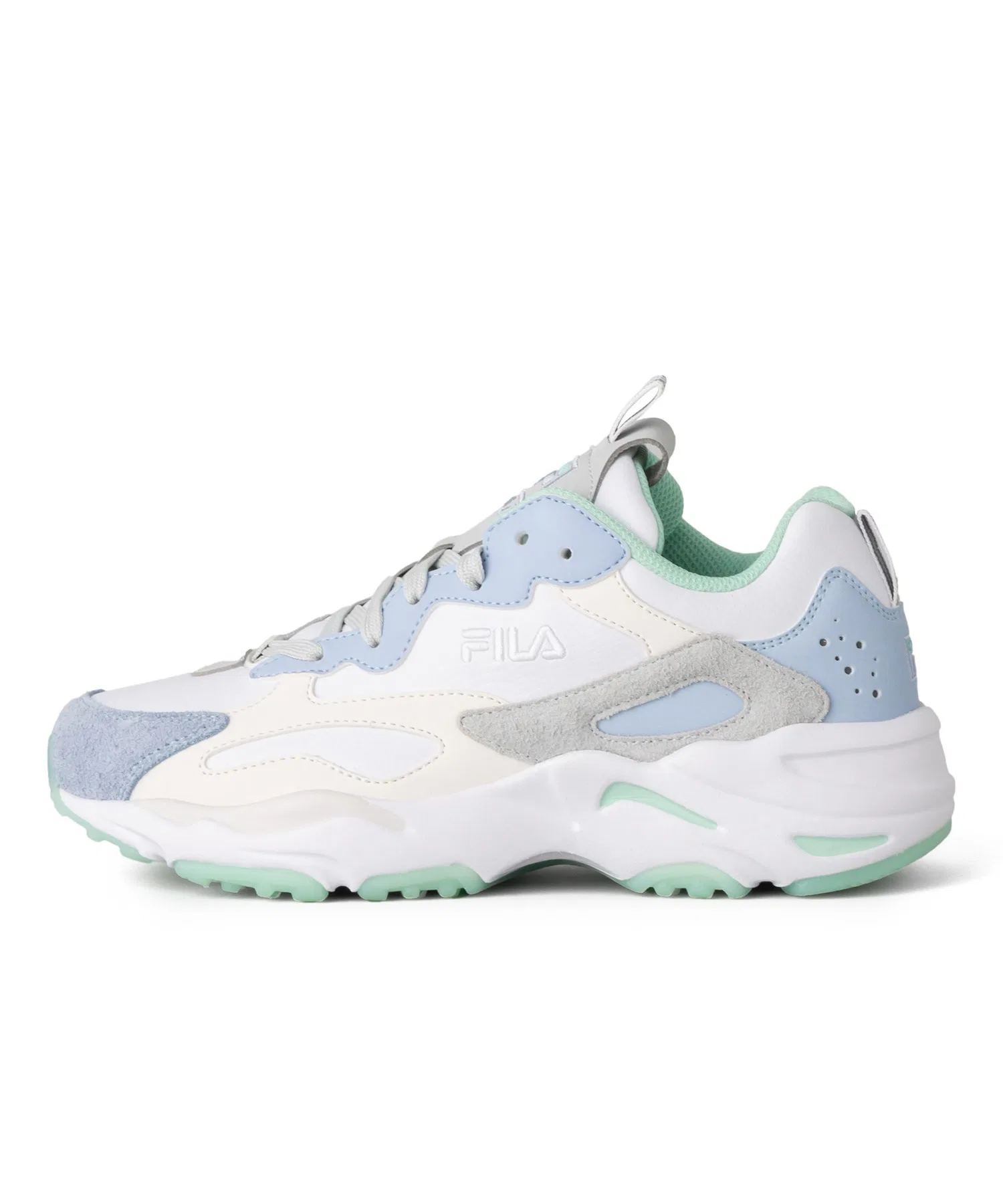 Унисекс кроссовки FILA RAY TRACER SL бело-розовые — фото 4