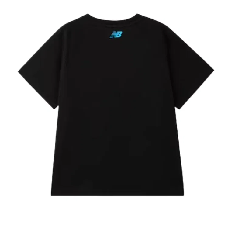 Детская футболка с круглым вырезом New Balance, Black — фото 3