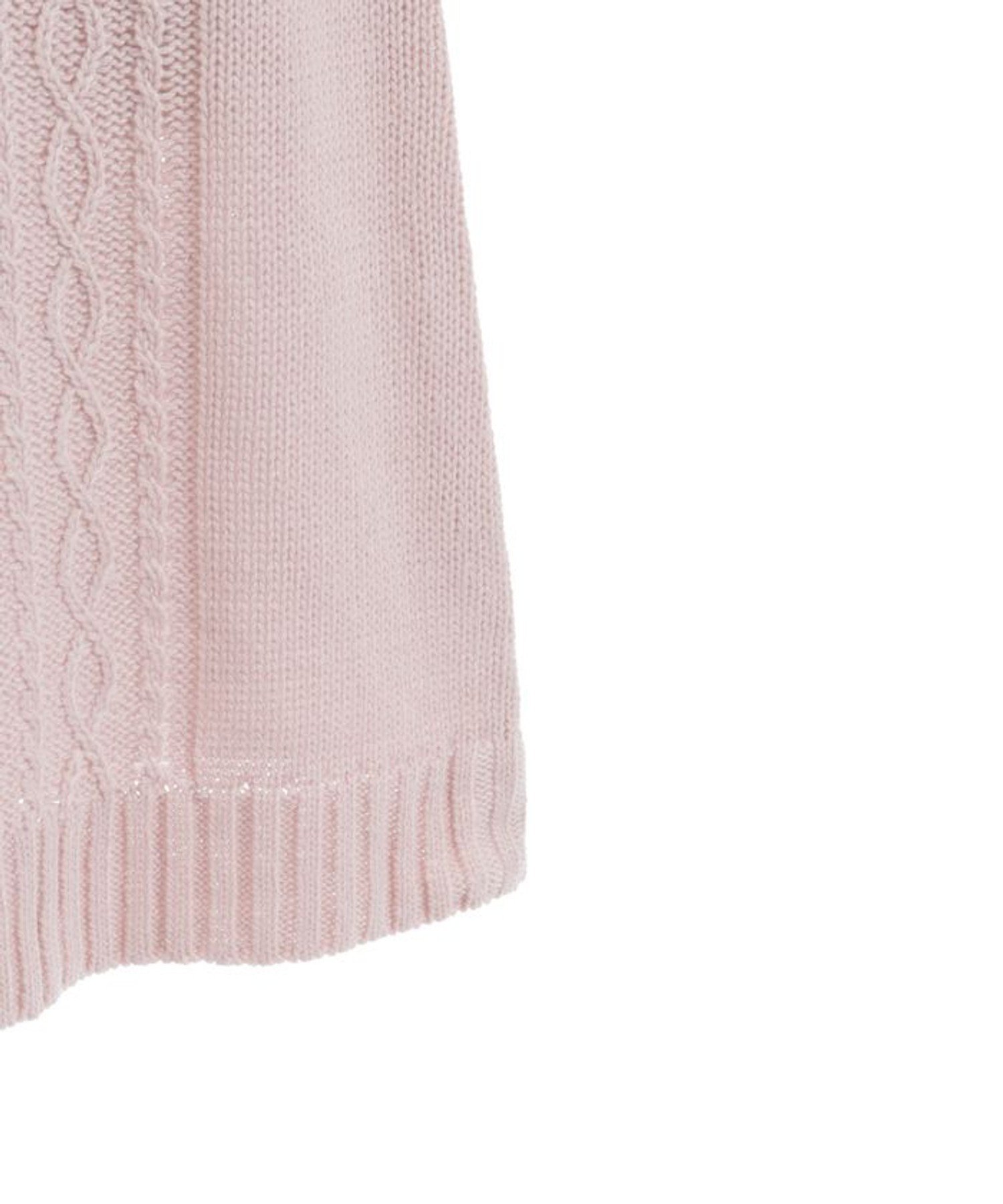 Платье-туника из вязки с двойной лентой Axes femme kids, Pink — фото 4