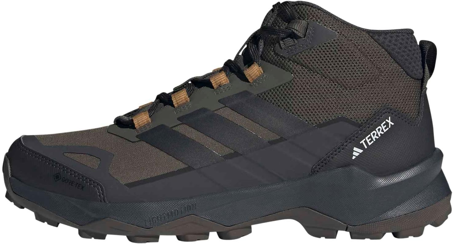 

Мужские походные ботинки Adidas Terrex Skychaser Ax5 Mid Top с Gore-tex, бронзовый/угольный/оливковый