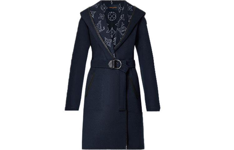 

Новые квартальные продукты LV Coat Women's Dark Blue Louis Vuitton