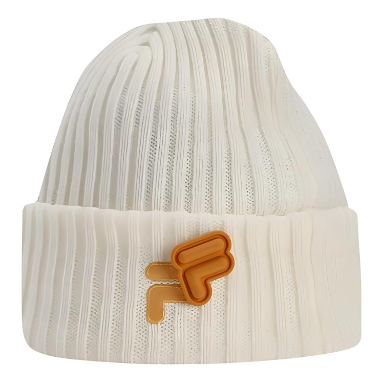 

Флисовая шапка унисекс белая FILA FUSION