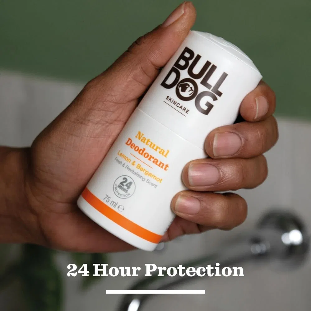 Мужской роликовый дезодорант BULLDOG SKINCARE Lemon Bergamot, 75 мл, 3 шт. Bulldog — фото 3