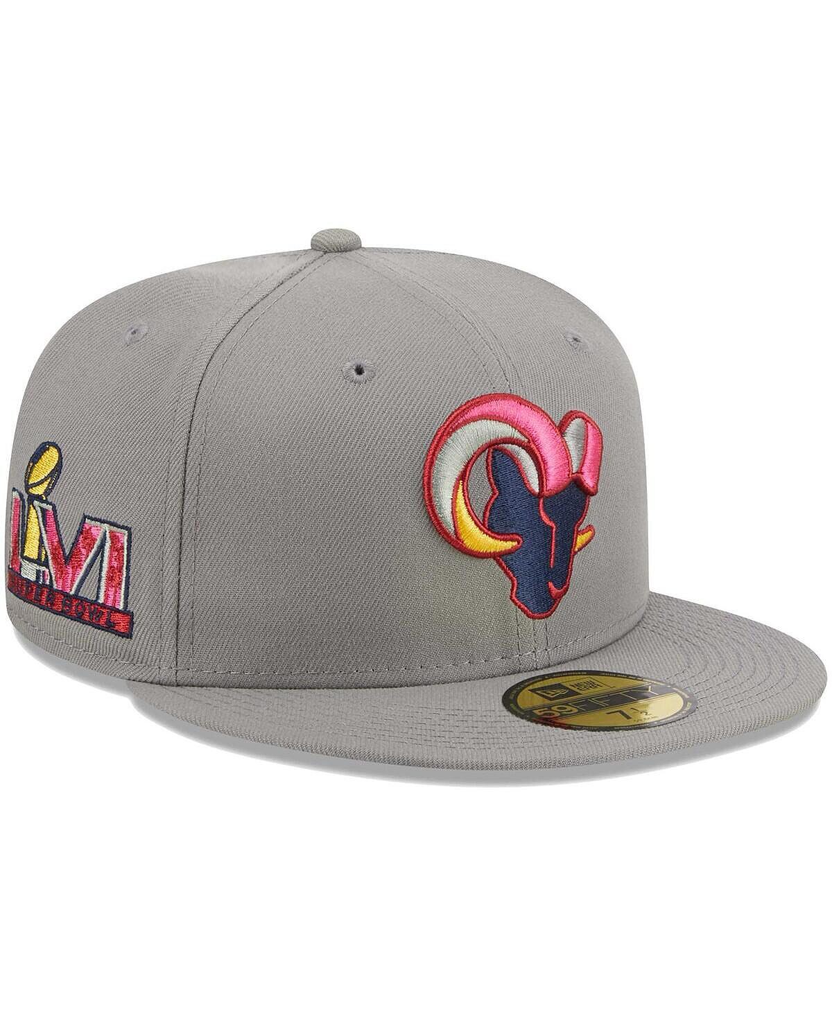 

Мужская серая приталенная шляпа Los Angeles Rams Color Pack 59FIFTY New Era