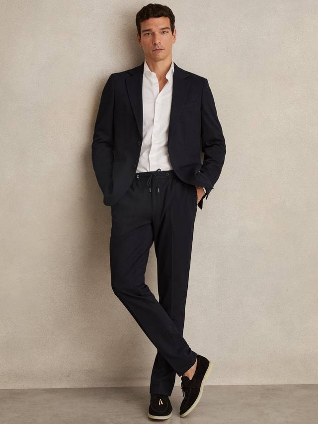 

Брюки Gerrard Slim Fit с завязками Reiss, Navy