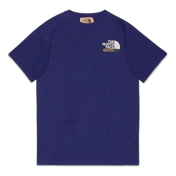 

Футболка x the north face fw21 t-shirt 'blue' Gucci, синий